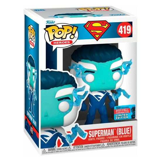 Comprar Figura Pop Dc Comics Superman Blue Exclusive