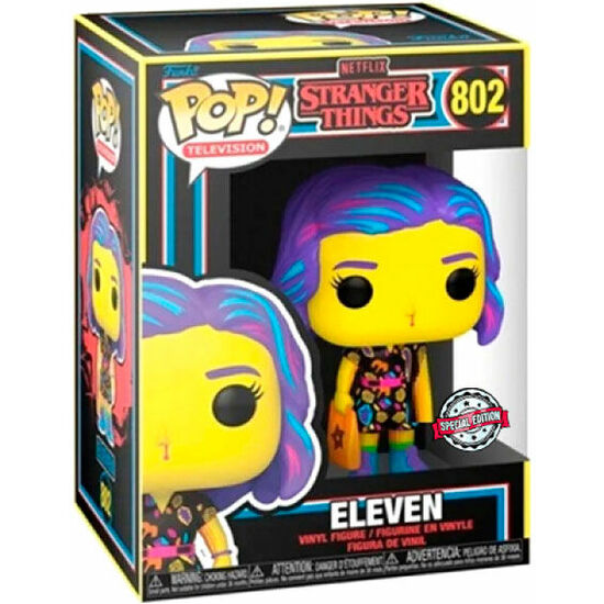 Comprar Figura Pop Stranger Things Eleven In Mall Outfit Black Light Exclusive