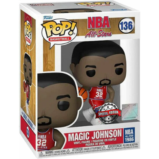 Comprar Figura Pop Nba Legends Magic Johnson Exclusive