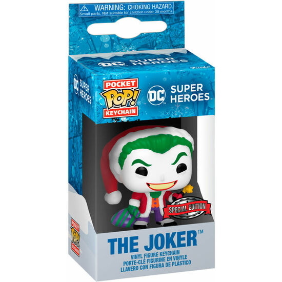 Comprar Llavero Pocket Pop Dc Comics Holiday The Joker Exlusive