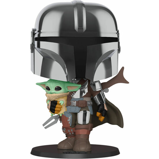 Comprar Figura Pop Star Wars Mandalorian With Yoda Child 25cm