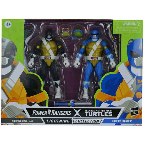 Comprar Blister Figuras Donatello + Leonardo Power Tortugas Ninja Rangers 15cm
