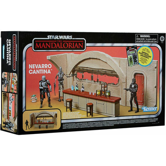 Comprar Escenario Nevarro Cantina + Figura Imperial Death Trooper Mandalorian Star Wars