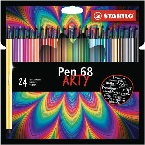 Estuche Arty Stabilo Rotulador Premium Pen 68