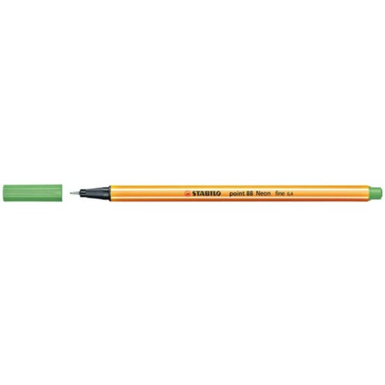 Rotulador Escritura Punta Fina 0.4mm Point88 Neon Color - Verde Neon 033
