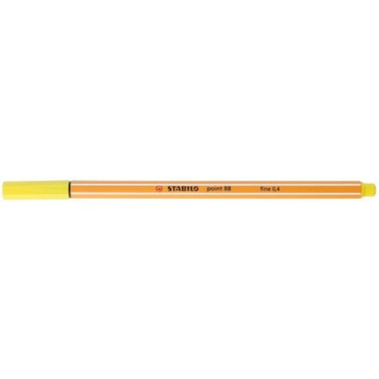 Rotulador Escritura Punta Fina 0.4mm Point88 Color - Amarillo Limon 24