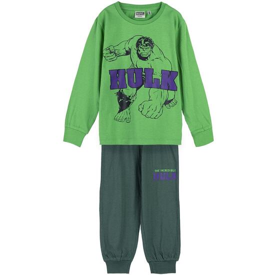 Comprar Pijama Largo Single Jersey Avengers Hulk Green