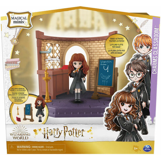Comprar Aula Encantamientos Magicos + Figura Hermione Harry Potter 5cm