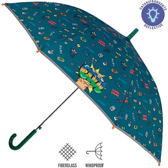 Paraguas Automático Game Antiviento 97 Cm