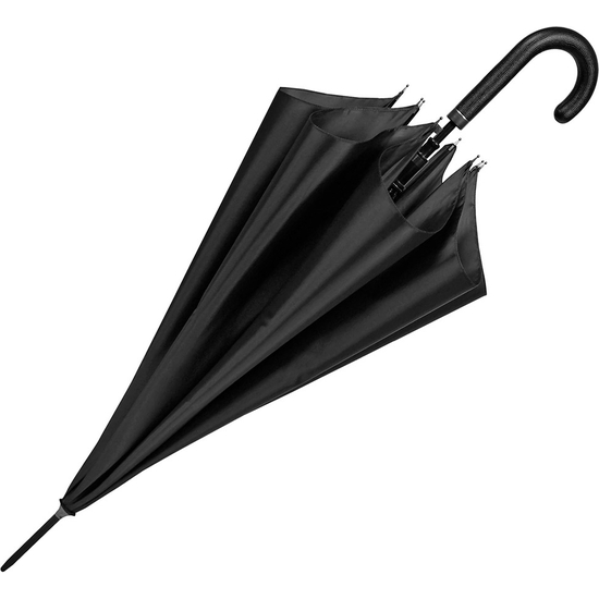 Paraguas Automático Negro Con Funda 104 Cm
