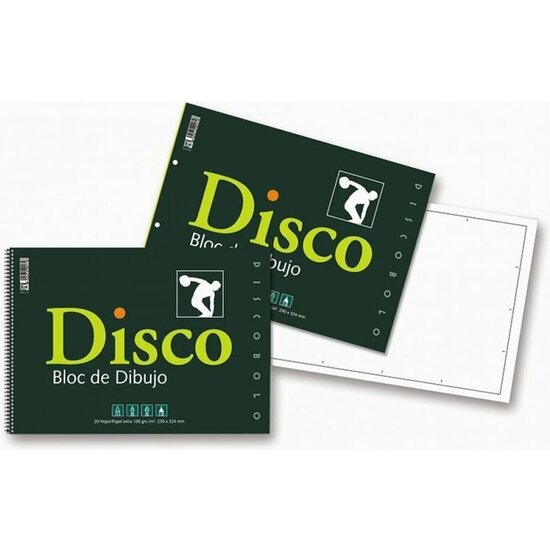Bloc Dibujo Disco Folio Prol. Rec. A4 20h 130gr