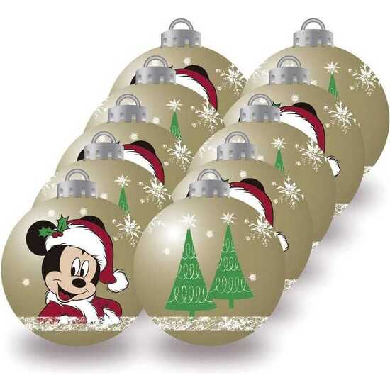Comprar Bolas Navidad 6cm Pack 10 Mickey Mouse Happy Smiles