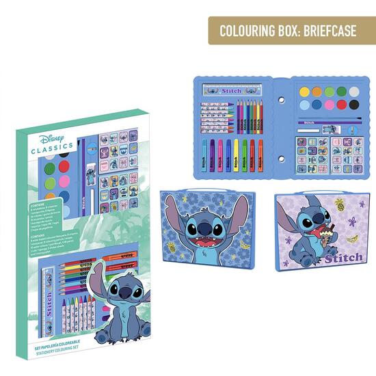Comprar Set Papelería Coloreable Caja Stitch
