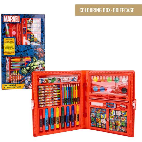 Comprar Set Papelería Coloreable Caja Marvel