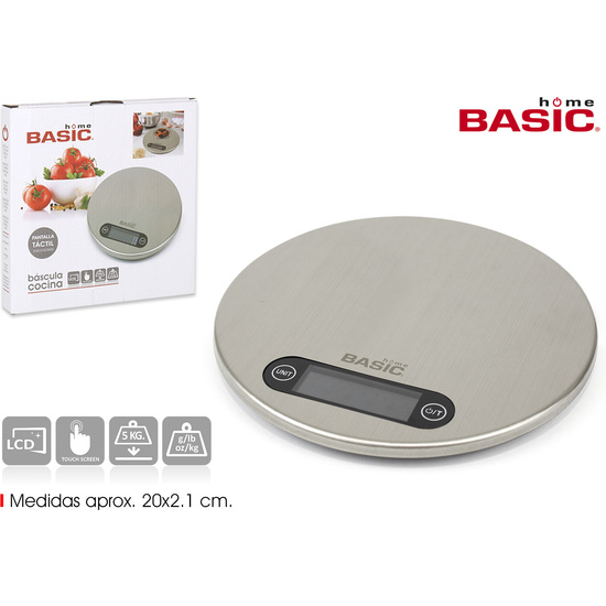 Comprar Bascula Cocina Digital 5kg Red Basic Home