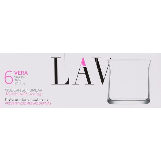 SET 6 VASOS 360CC VERA