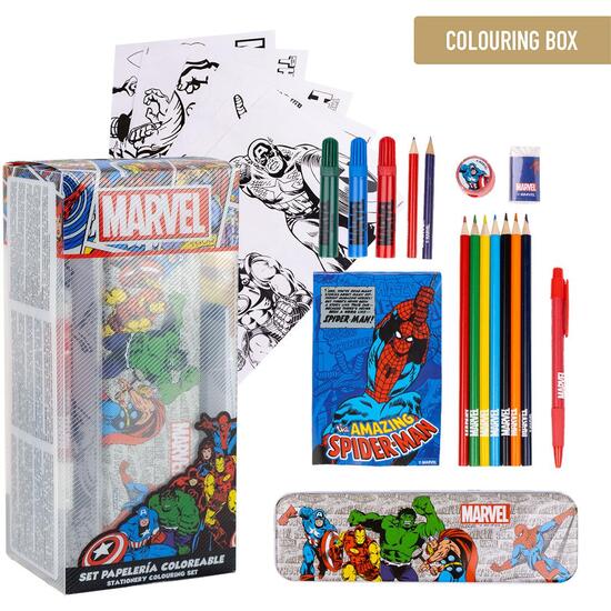 Comprar Set Papelería Coloreable Marvel