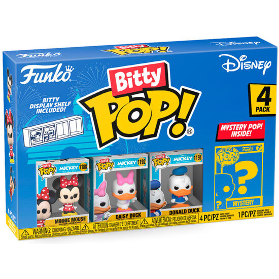 Comprar Blister 4 Figuras Bitty Pop Disney Minnie