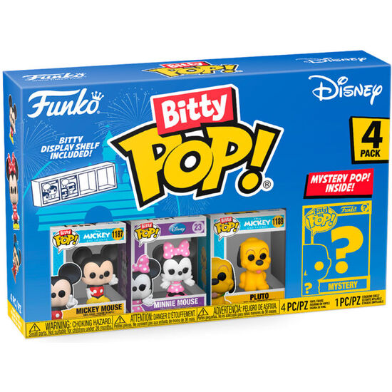 Comprar Blister 4 Figuras Bitty Pop Disney Mickey