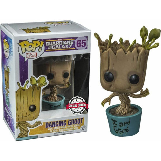 Comprar Figura Pop Marvel Guardians Of The Galaxy Dancing I Am Groot Exclusive