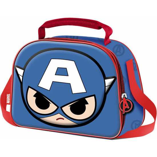 Comprar Bolsa Portameriendas 3d Bobblehead Capitan America Vengadores Avengers Marvel