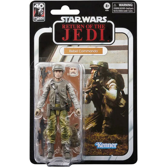 Comprar Figura Rebel Commando 40th Anniversary Return Of The Jedi Star Wars 15cm