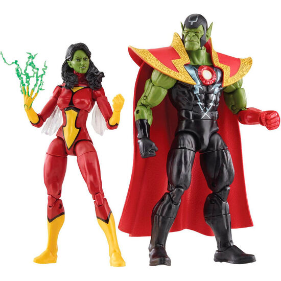 Comprar Figuras Skrull Queen & Super Skrull Beyond Earth Mightiest Los Vengadores Avengers Marvel 15cm