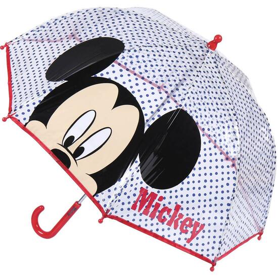 Comprar Paraguas Manual Poe Burbuja Mickey Rojo