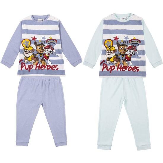 PIJAMA LARGO INTERLOCK PAW PATROL BLUE CERDA