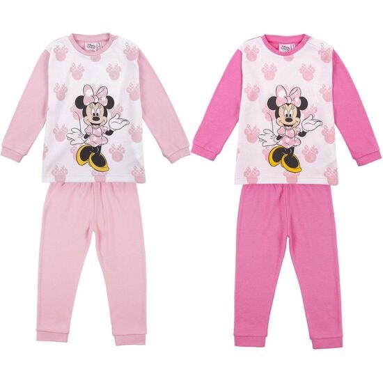 PIJAMA LARGO INTERLOCK MINNIE PINK CERDA