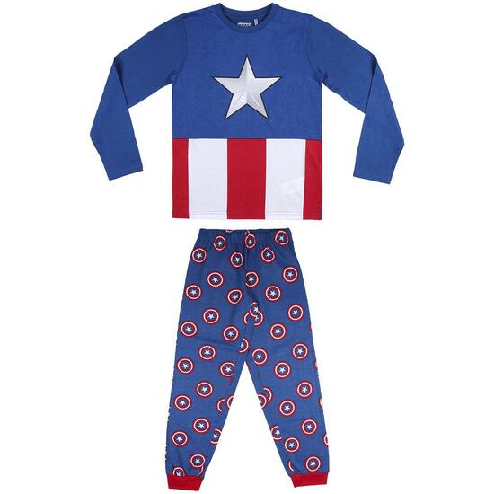 Comprar Pijamas Y Batas Pijama Largo Avengers Capitan America Rojo