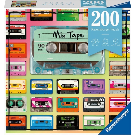 Puzzle 200 Pzas Cassette Retro