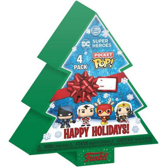 Comprar Arbol Navidad Con 4 Figuras Pocket Pop Marvel Tree Holiday Exclusive