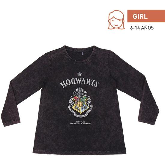 Comprar Camiseta Larga Single Jersey Harry Potter Dark Gray