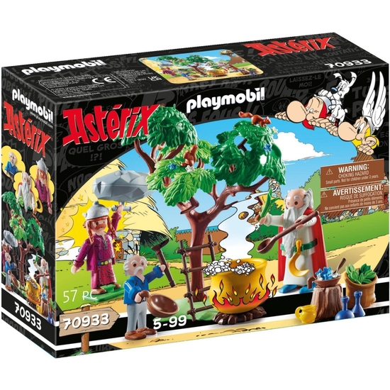 Playmobil Asterix Panorámix Con El Caldero De La Poción Mágica