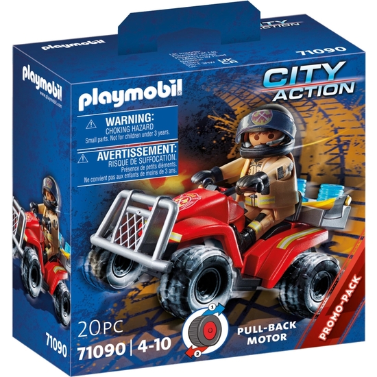 Playmobil Action Bomberos - Speed Quad