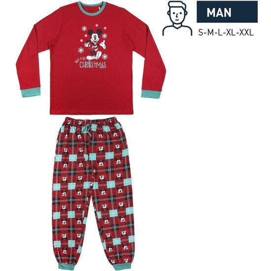 Comprar Pijama Largo Single Jersey Mickey Red