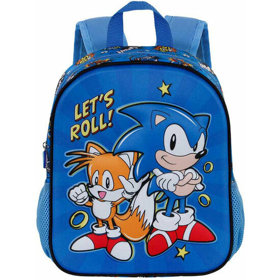 Comprar Mochila 3d Lets Roll Sonic The Hedgehog 31cm