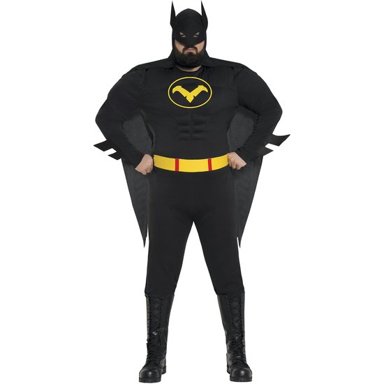 DISFRAZ BLACK HERO ADULTO XL 54-56