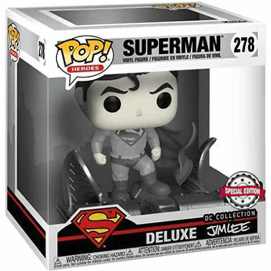 Comprar Set Figura Pop & Tee Dc Comics Jim Lee Superman Exclusive