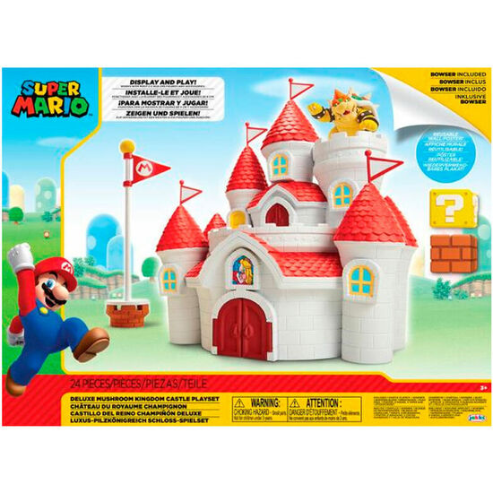 Comprar Playset Mushroom Kingdom Castle Mario Bros Nintendo