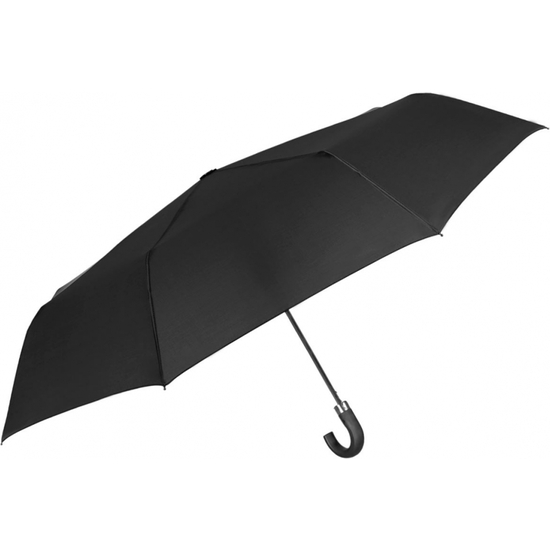 Paraguas Plegable Autom.negro Mango95cm
