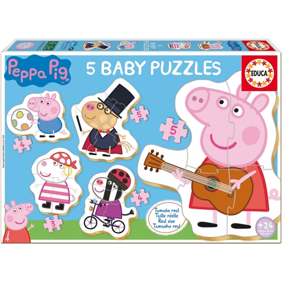 Comprar Peppa Pig Baby Puzzles 5 En 1