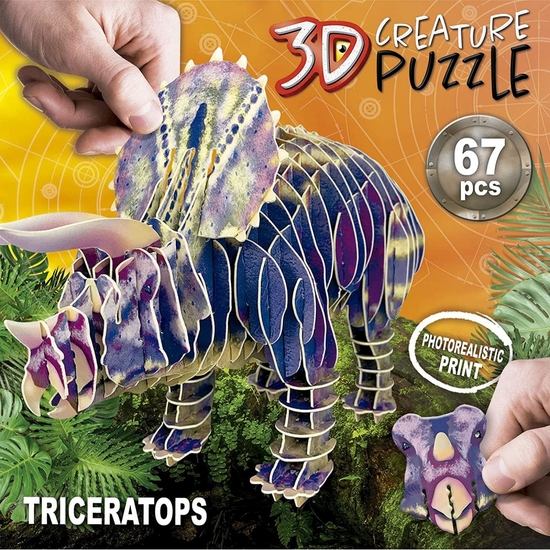 PUZZLE 3D TRICERATOPS EDUCA