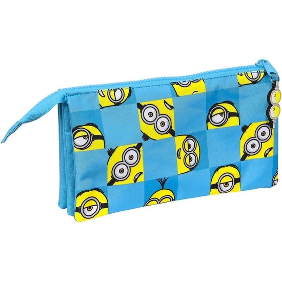 MINIONS PORTATODO TRIPLE 22X12X3