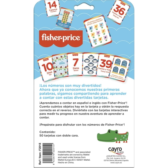 FISHER PRICE JUEGO APRENDE A CONTAR 10X13