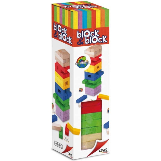 Comprar Blockblock Madera Colores 54 Pzas