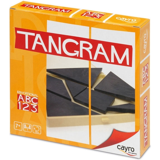 Tangram En Caja Plástico Habilidad+7años