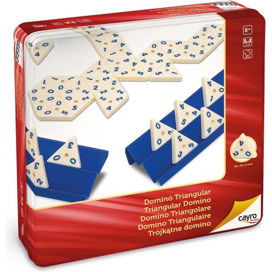 Comprar Dominó Triangular En Caja Metal 27x27
