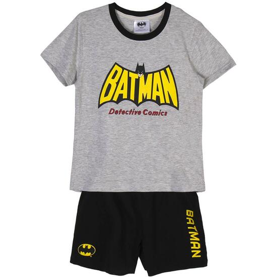 Comprar Pijama Corto Single Jersey Punto Batman Gray